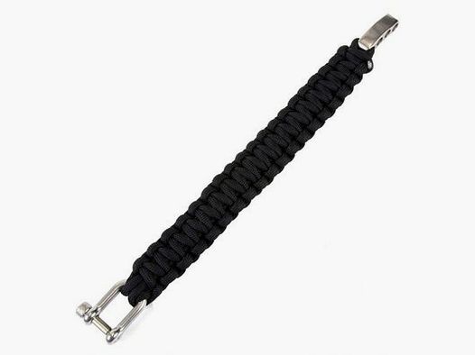 PARACORD Armband 9 INCH Zwart