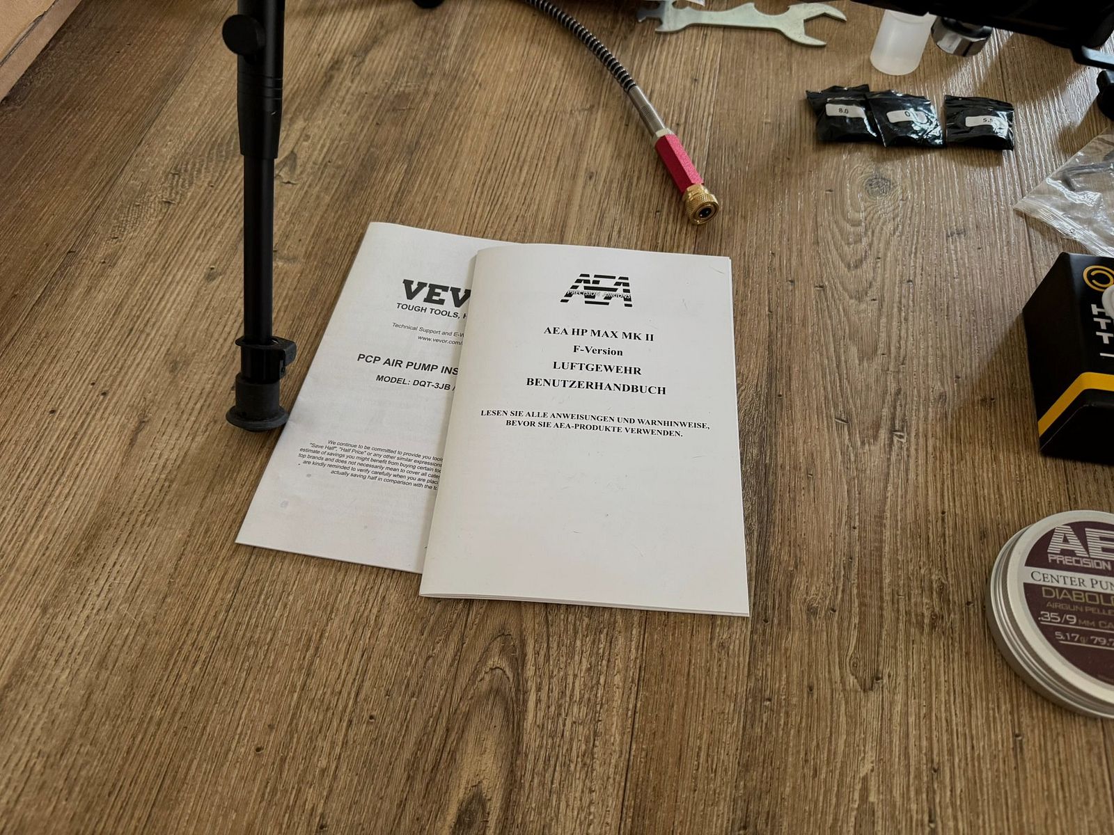 Airgun HPMAX Mk2 kaum benutzt mit div. Zubehör 