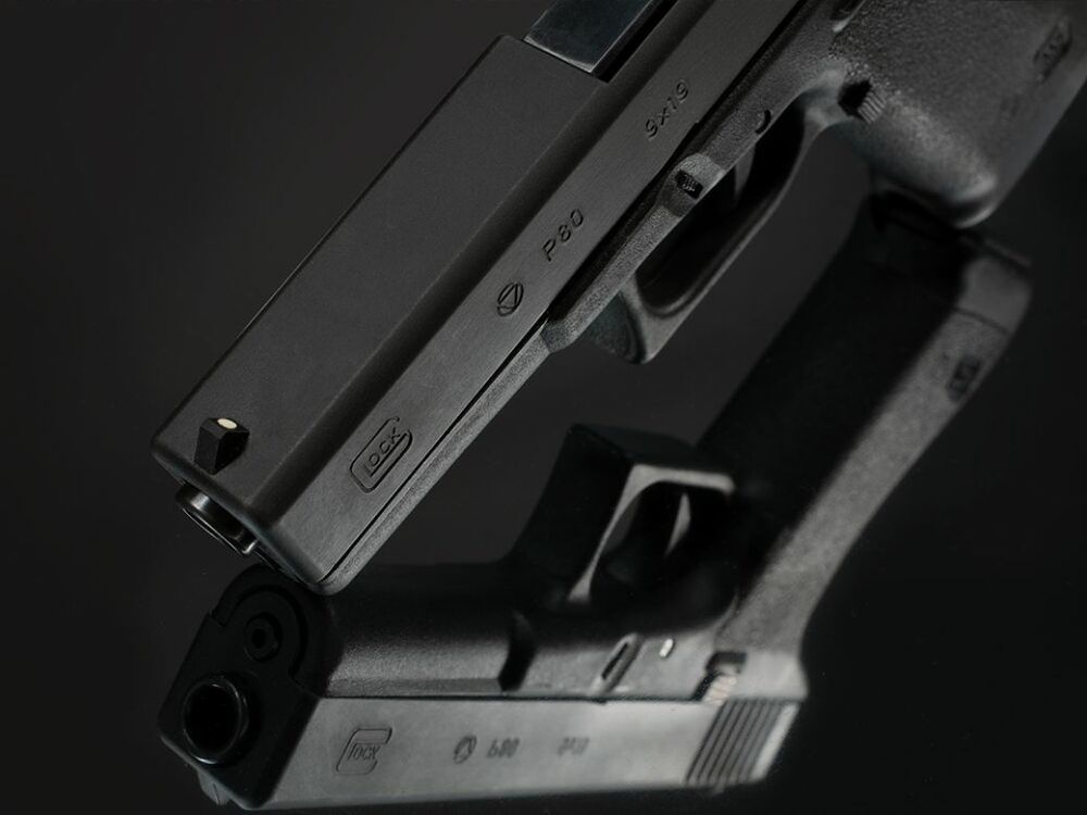 Glock Sondermodell 40 Jahre P80 Pistole Glock 80 im Kaliber 9mm Para (9x19) Inkl. Zubehör