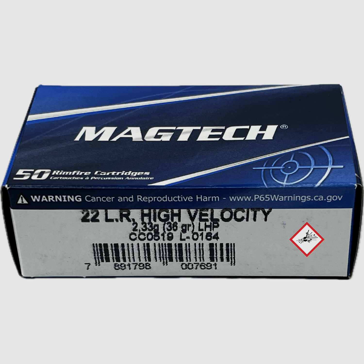 Magtech Kleinkaliberpatrone .22lfb HP HV Copper 36grs.