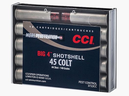 CCI Shotgun Cartridge .45 Colt 140GR 10 Cartridges