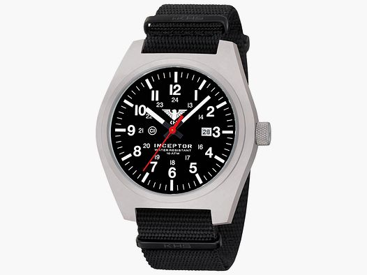 KHS KHS Uhr Inceptor Steel Natoband schwarz