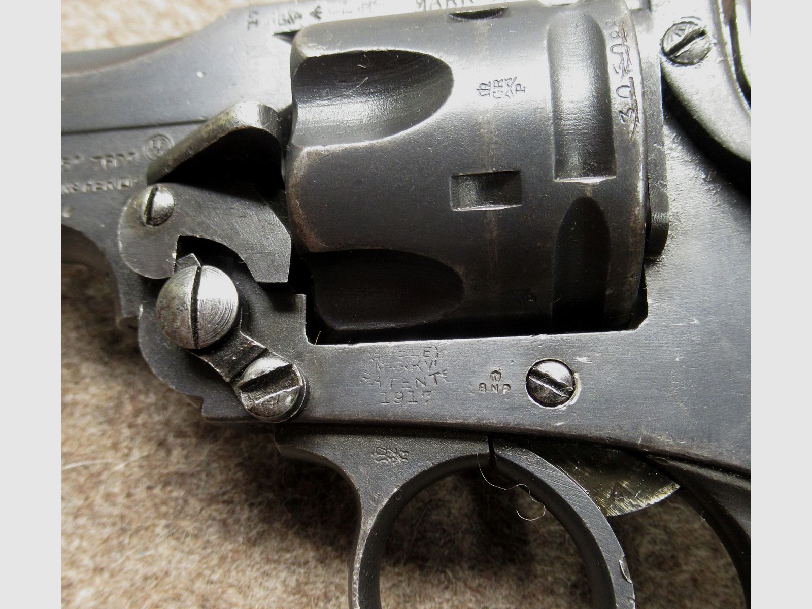 revolver WEBLEY mod. Mk VI cal. .455 webley, billede 3 af 3
