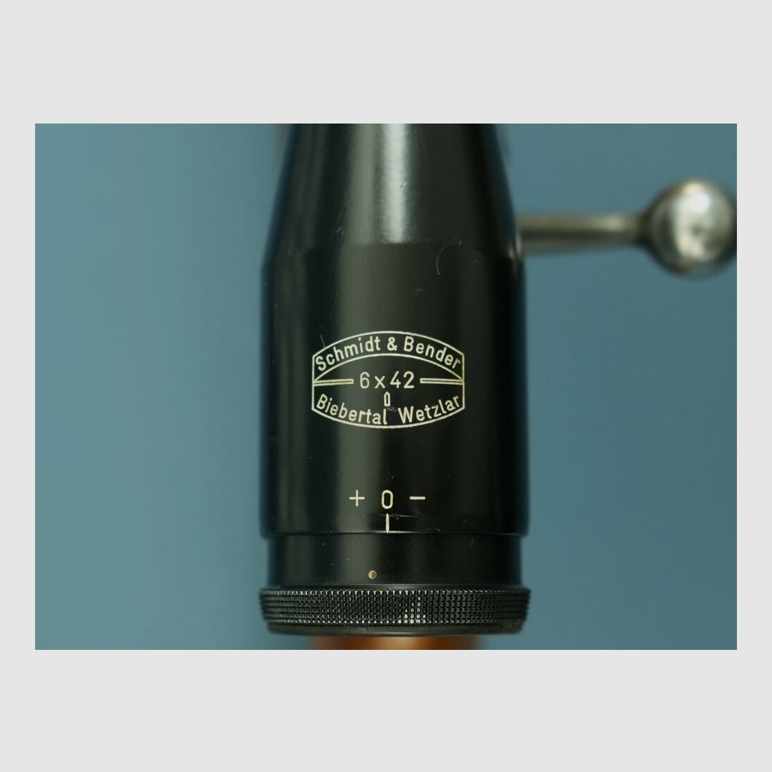 Anschütz Stutzen mit Schmidt & Bender 6x42 .22lr