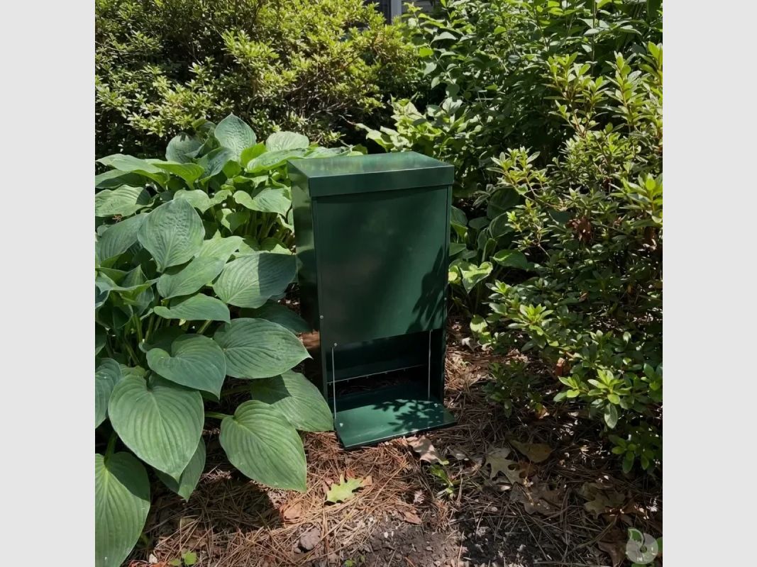 Nagerfutterstation 12 kg pulverbeschichtet grün, Bild 6 von 10