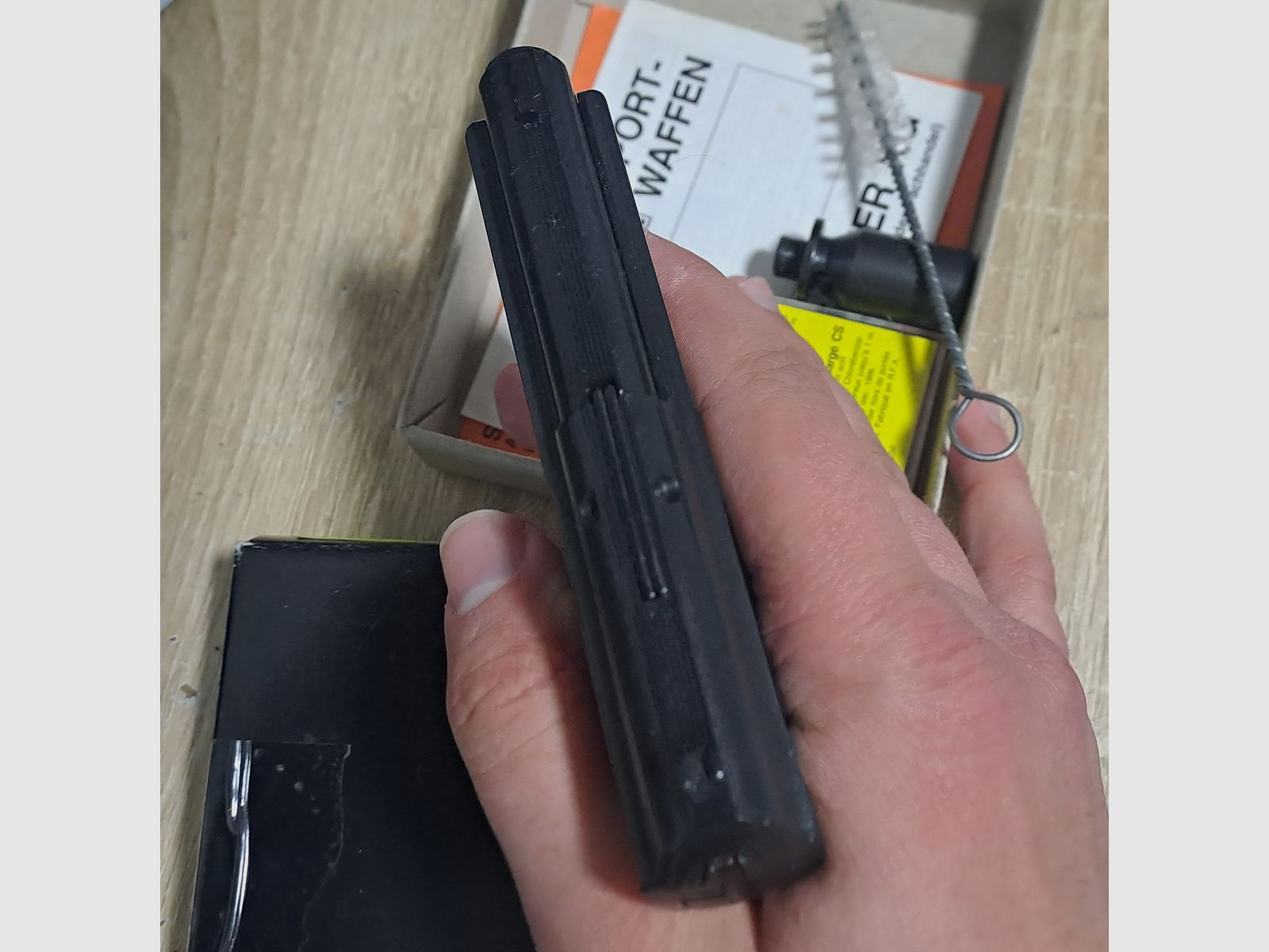 Seltene ME 8 Detective 8mm Knall im PTB 100/2 in Verpackung!