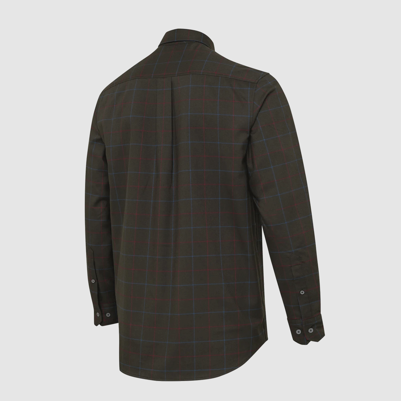 CAMICIA – BERETTA – JARGO STRETCH SHIRT Bark & Burgundy Check, Bild 2 von 4