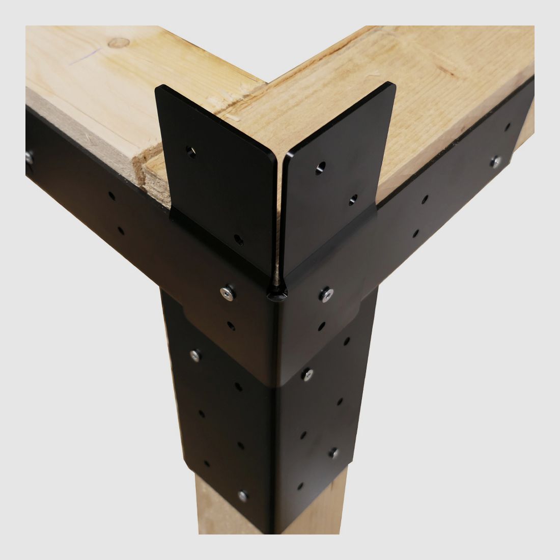 Hochwertige Zusatzecke zu unserer bewährten Kanzelecke aus Stahl KTL beschichtet 4er Set, Bild 4 von 5