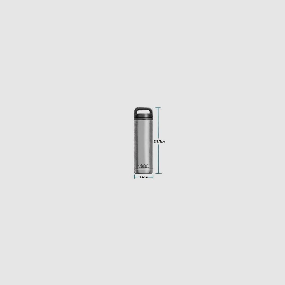 YETI® Flasche Rambler 18 Oz - Wit, afbeelding 5 van 10