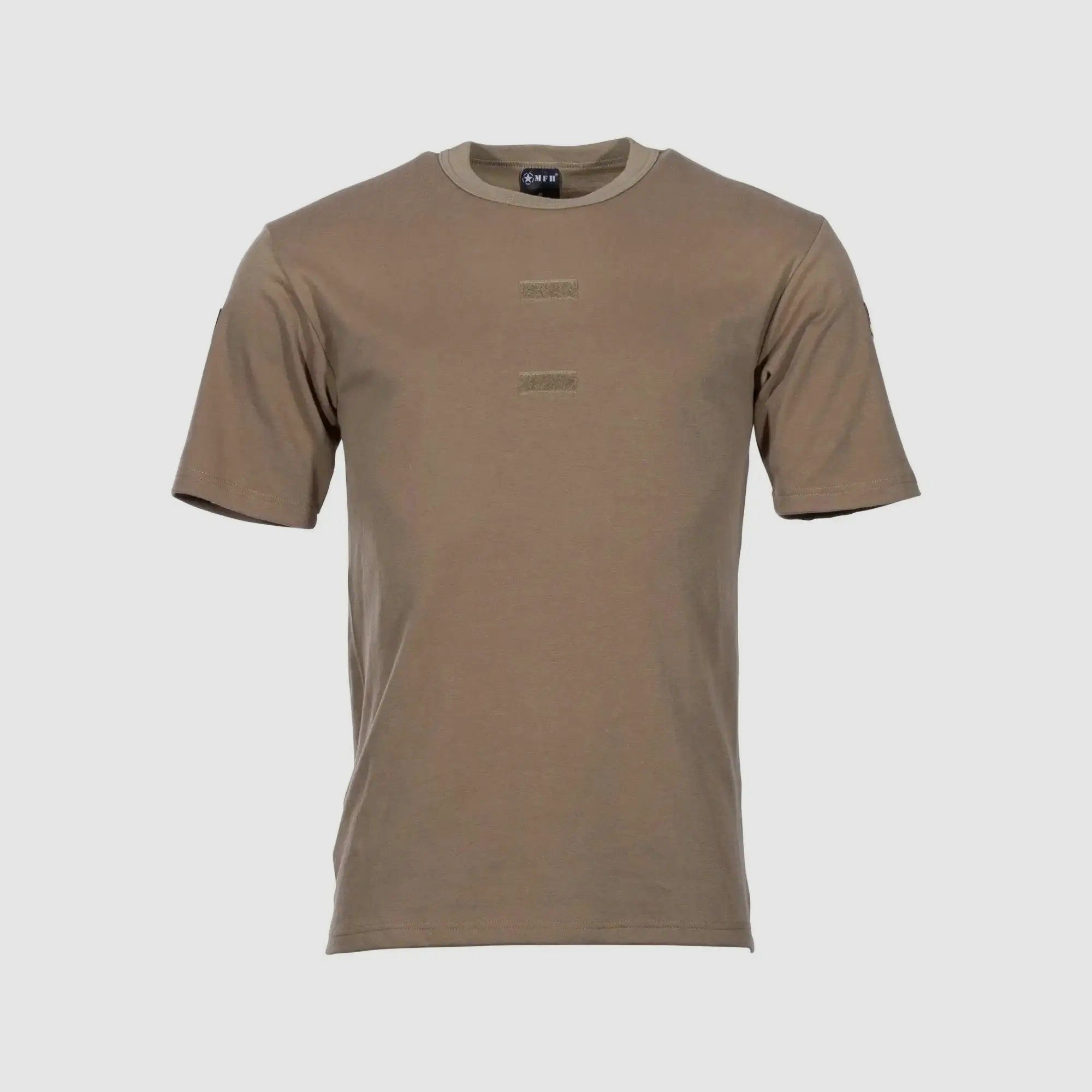 MFH Bundeswehr Tropen T-Shirt Import Klittenband Nationaliteitsbadge - Coyote / 4