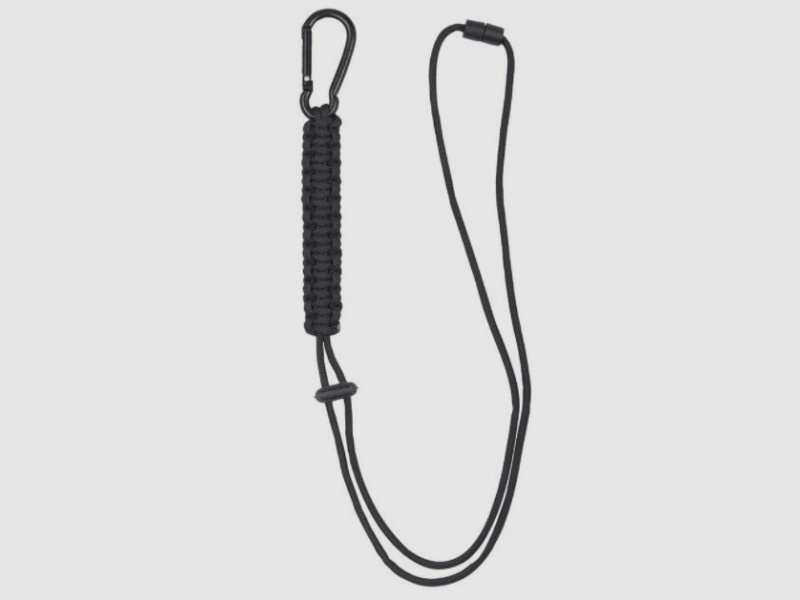 TACTICAL PARACORD LANYARD SCHWARZ