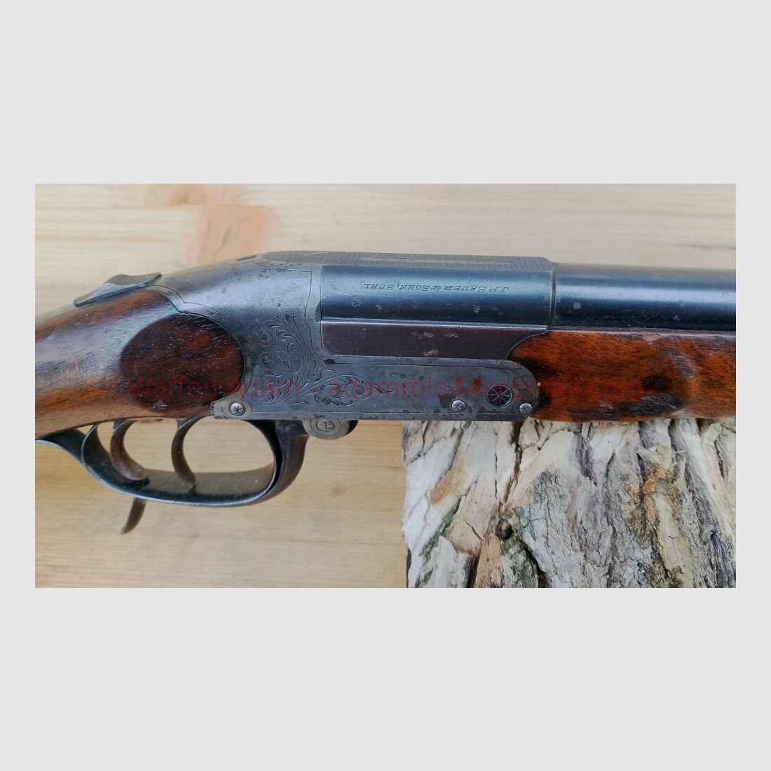 Sauer & Sohn Modell Tell , Hammerless, um 1900