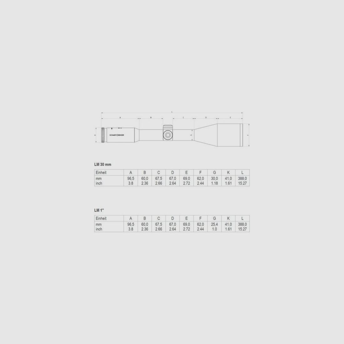 Schmidt & Bender 8x56 Klassik Universeel Richtkijker