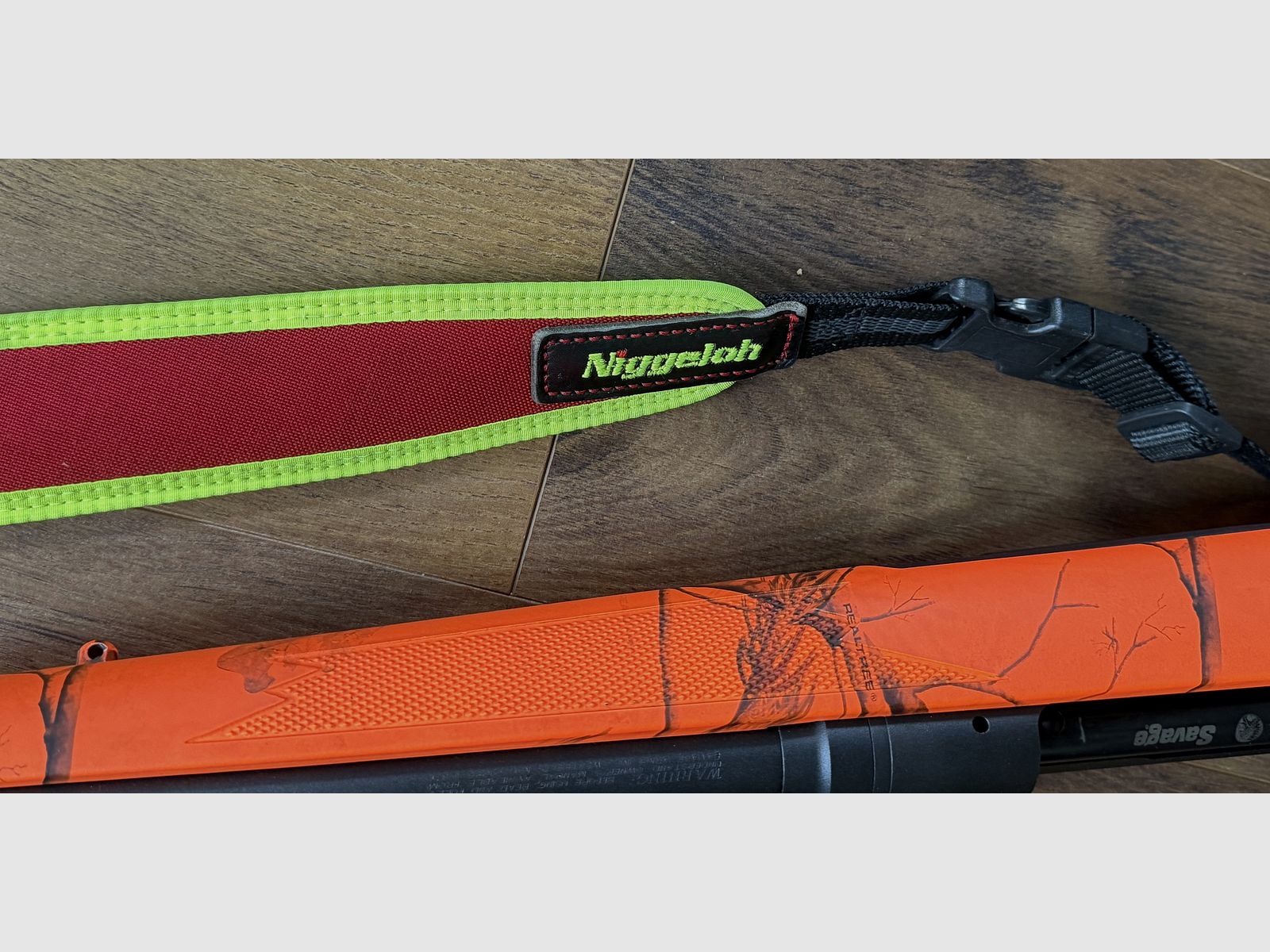 Precision meets style - the Savage Arms 111 FC in Realtree AP Orange optimal for tracking.