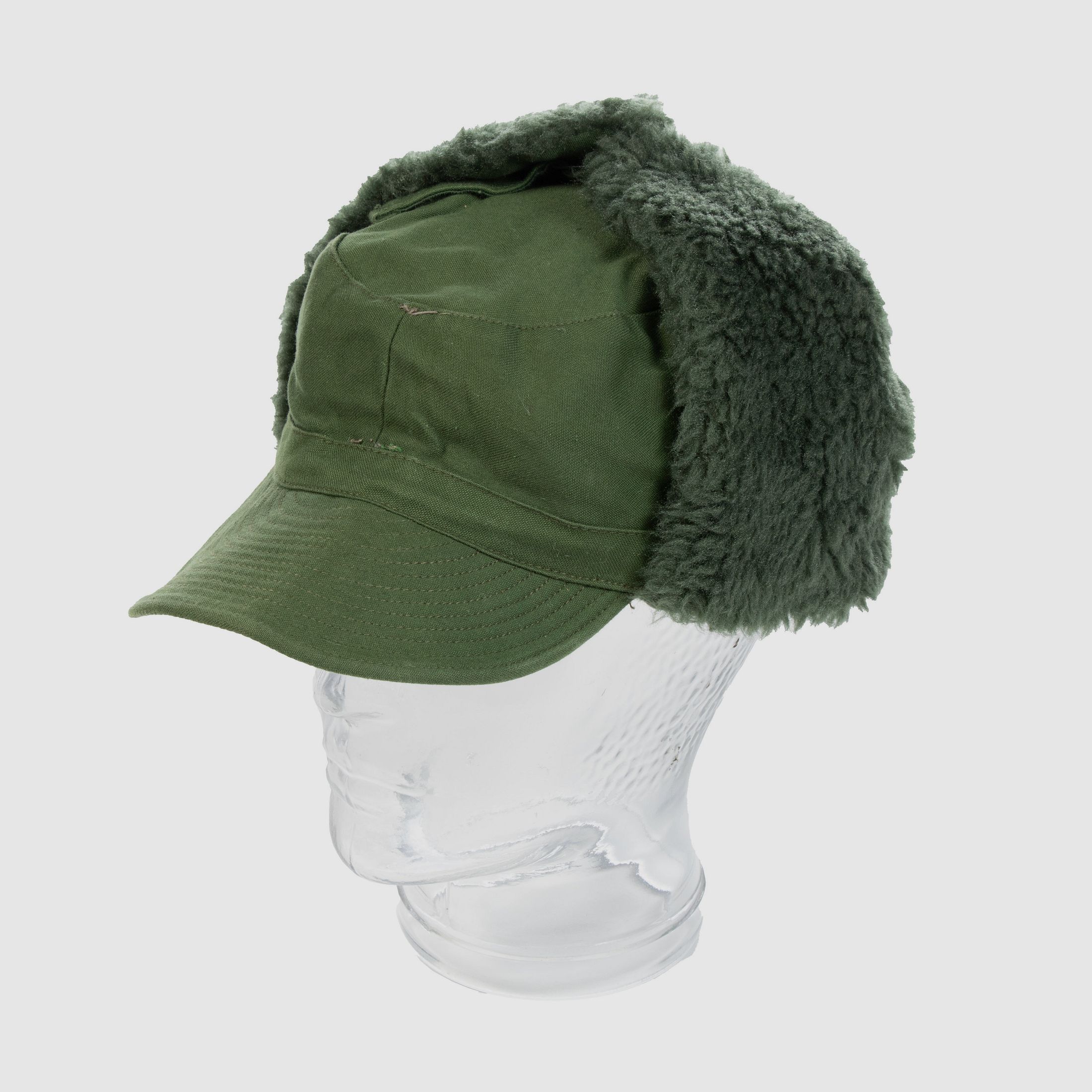 Schwedische Wintermütze M59 oliv gebraucht