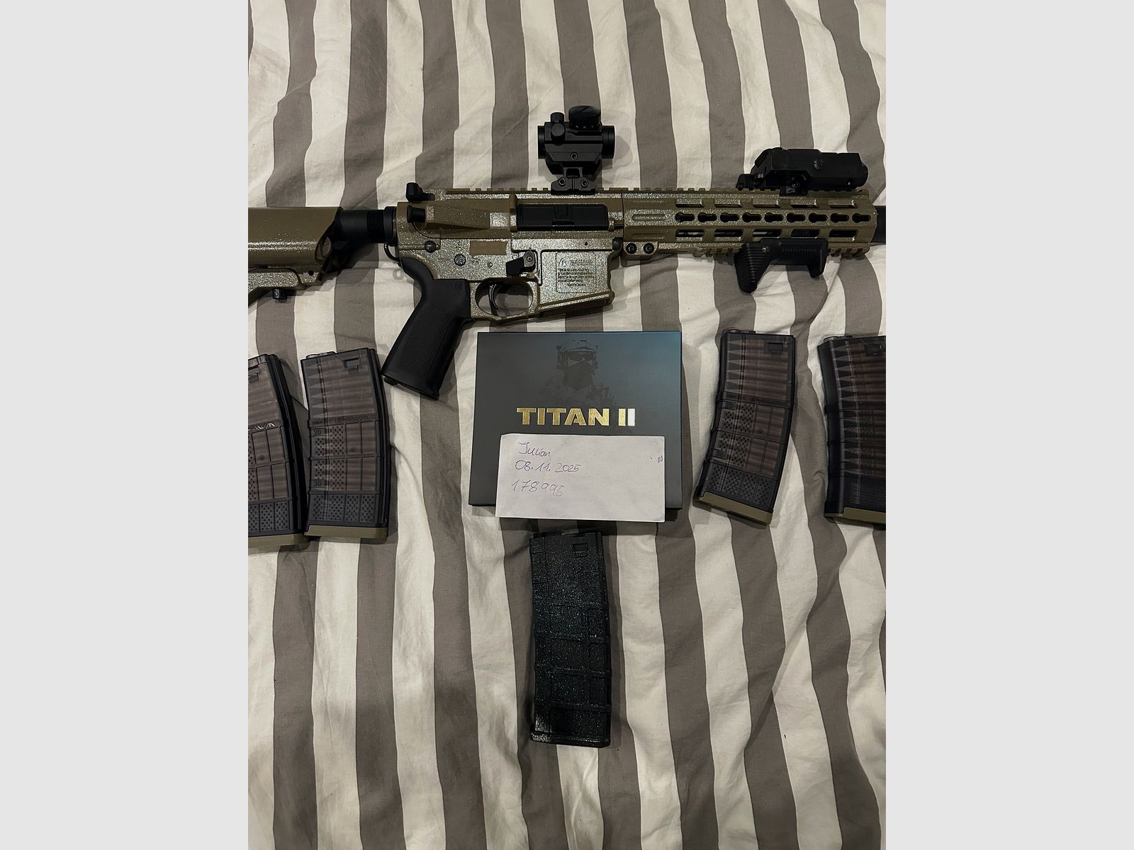 Tippman Comando fully tuned with battery etc.