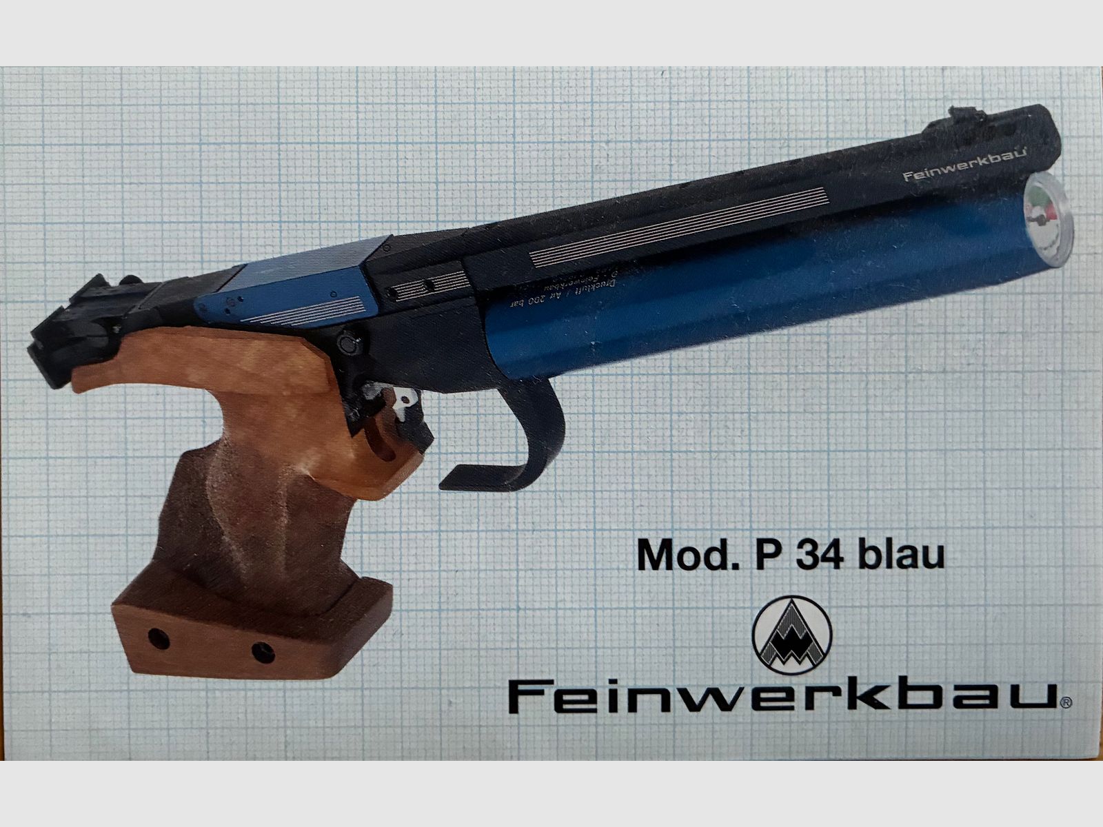 FWB Feinwerkbau pistola de aire 100 102 103 P34