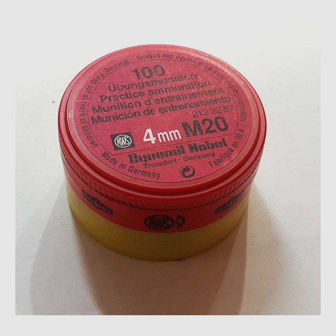 RWS RWS 4mm Übungsmunition M20, 100 Schuss