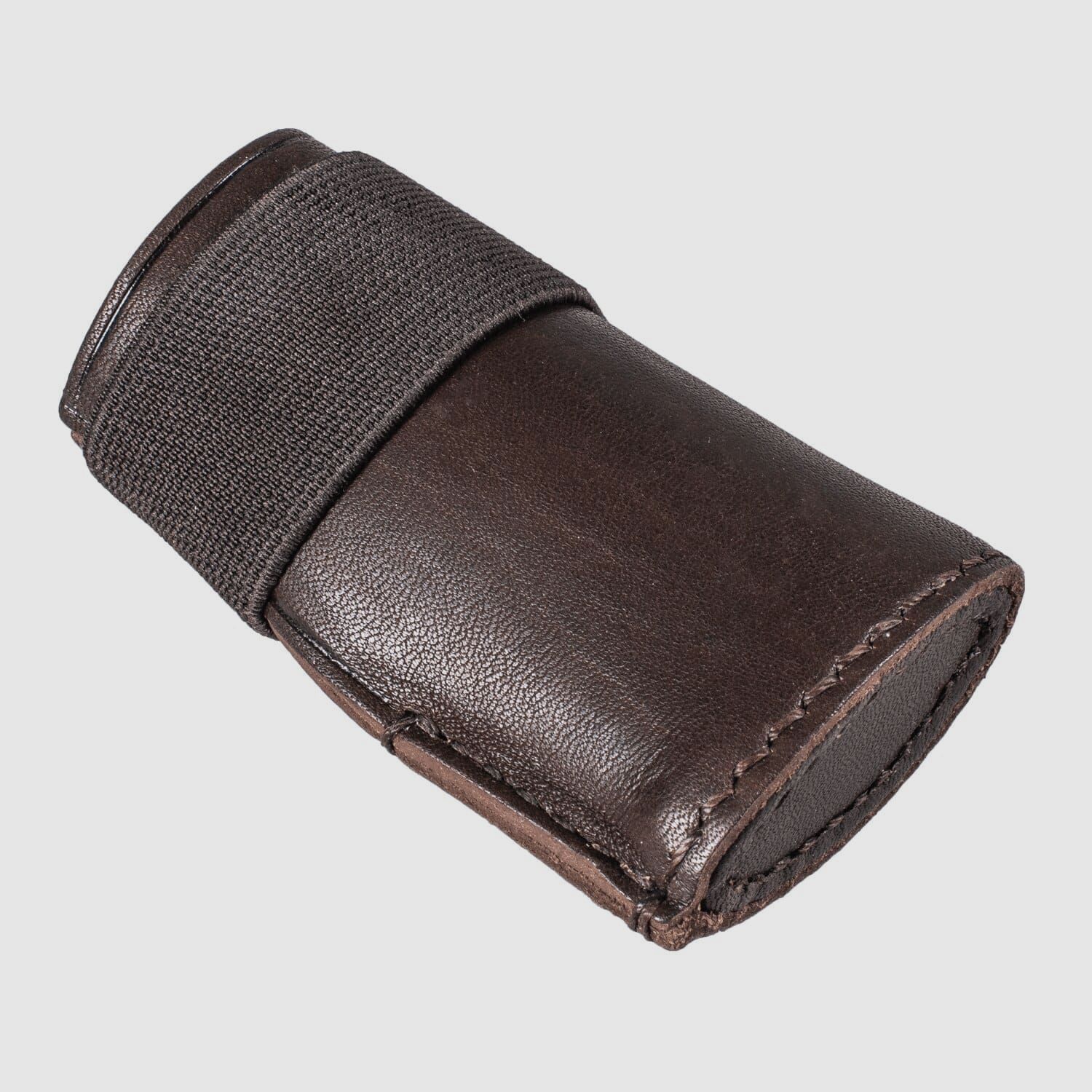 Funda de cañón para escopeta de doble cañón de cuero