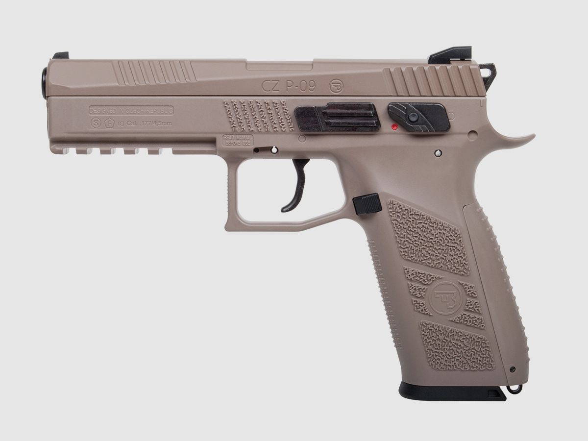 CZ 75 P-09 Duty Tan 4,5mm | 4,5mm BB - Druckluft Co2 BlowBack