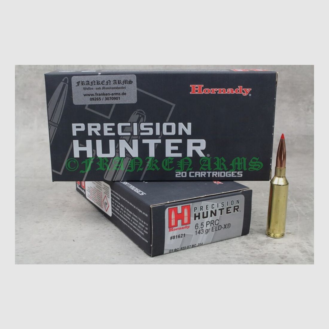 Hornady ELD-X 6.5 PRC 143gr. 9.3g 20 pieces tiered prices