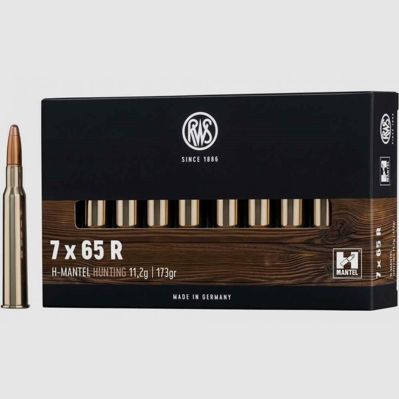 7×65 R H Mantel 11,2g / 173grs