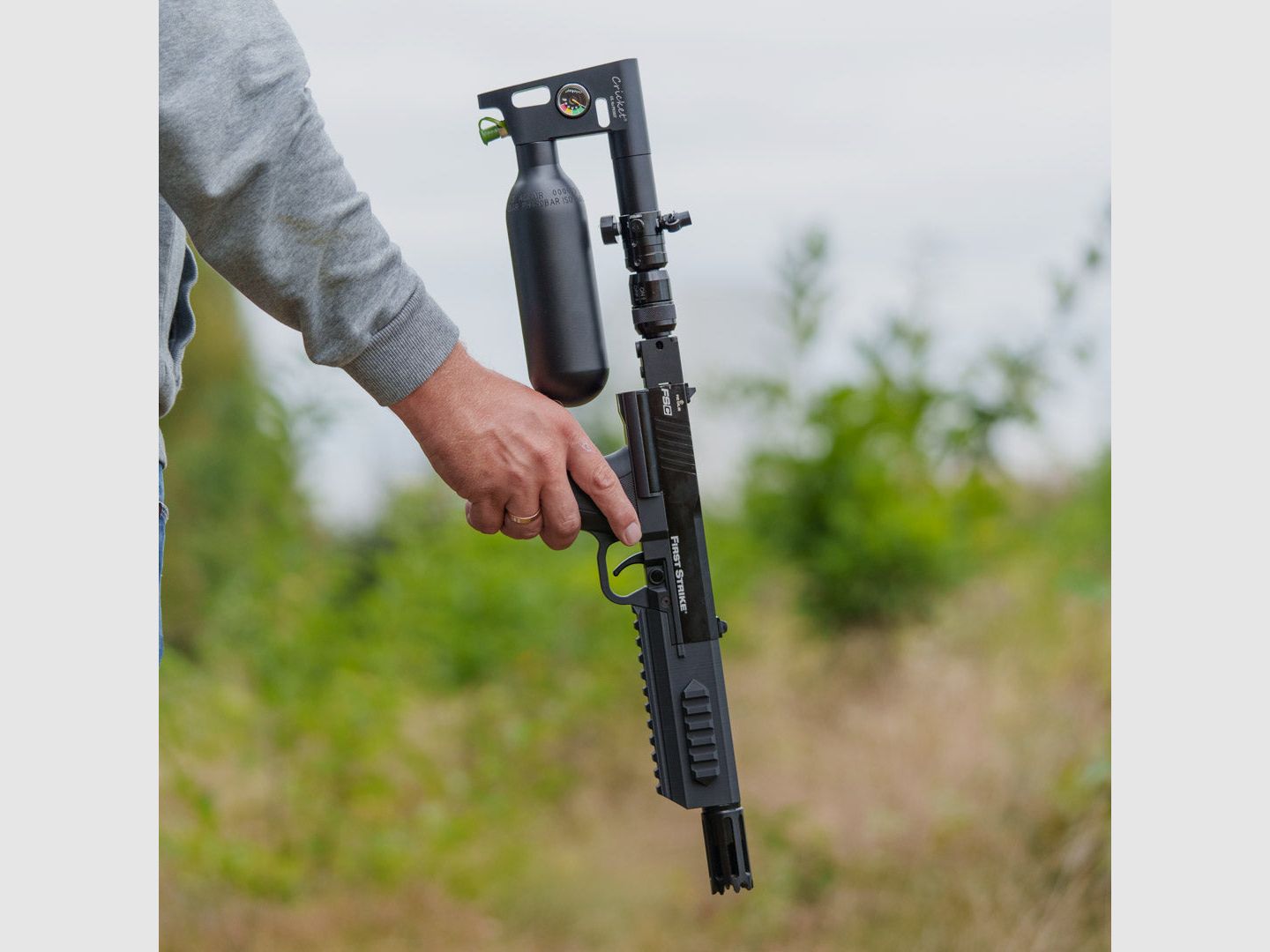 Huben Power U-Cricket Adapter/-KIT | 1100PSI | 360° | High Joule | M17 | FSC | Set or individual parts