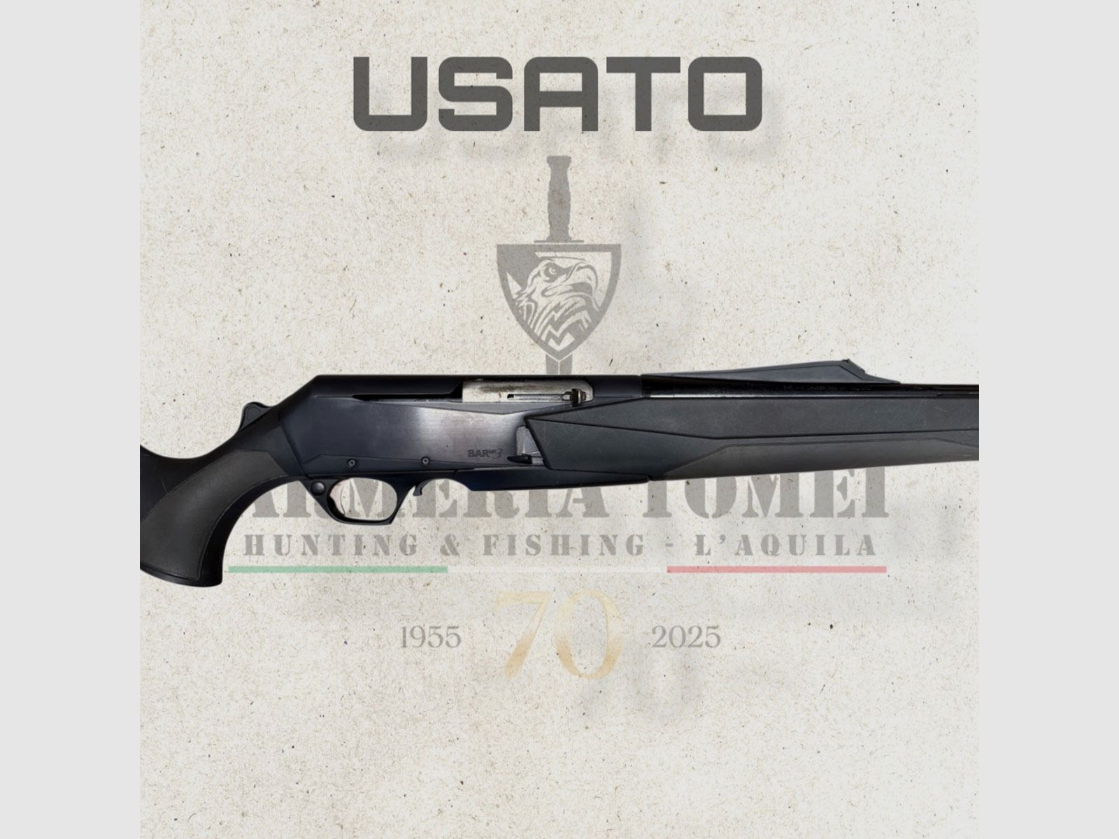 UTILISÉ – FUSIL – BROWNING MOD. BAR MK3 HC FLUTED cal. 300 Win. Mag., image 2 sur 5