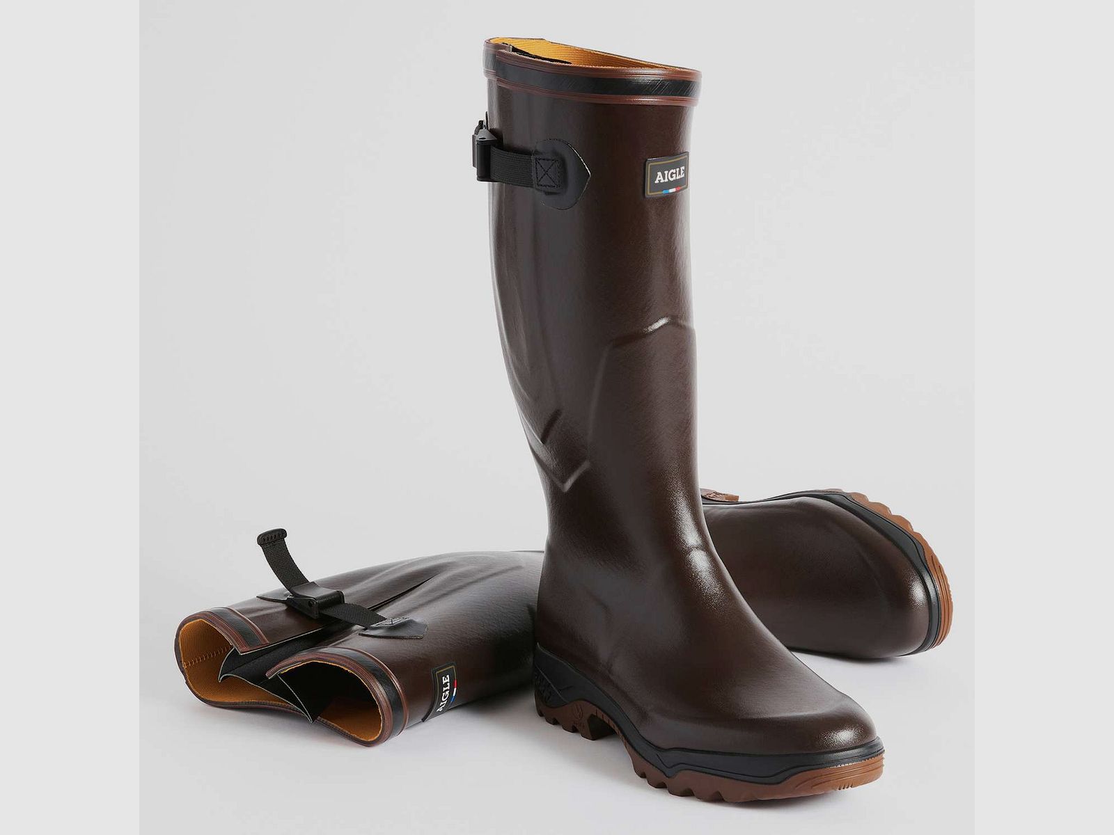 Aigle Parcours 2 Vario Gummistiefel Braun
