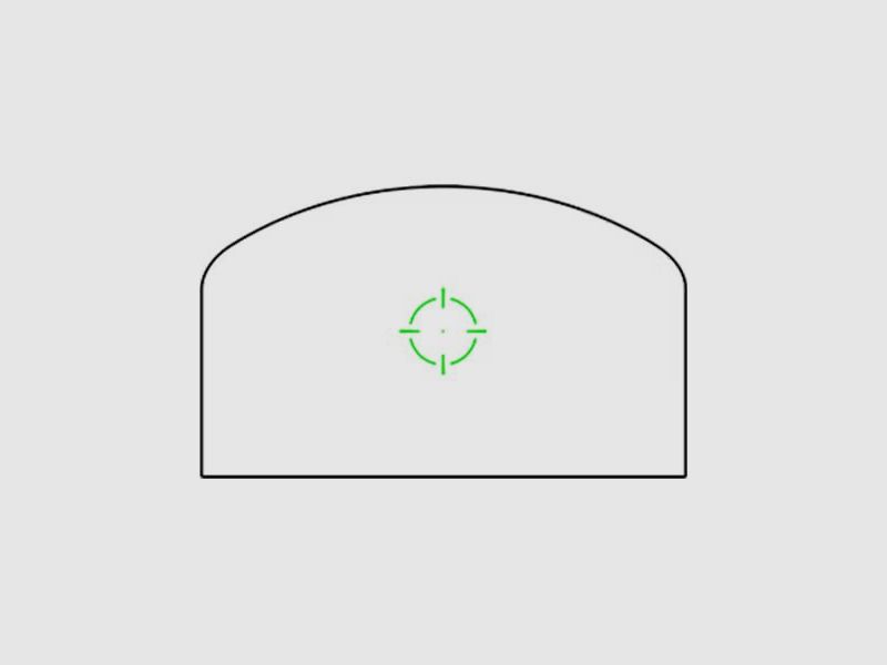 Swampfox Kingslayer 1x22 RMR Reflexvisier - Circle Dot, grün