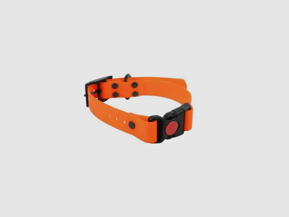 Collier biothane Clip Rapide Orange HB DOG, image 1 sur 2