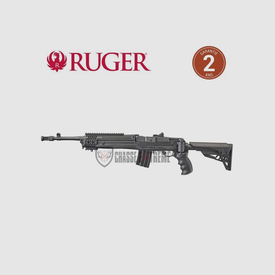 Karabina RUGER MINI-14 Tactical 16,12" 20 nabojów kal. 223 Rem z tłumikiem płomieni, zdjęcie 5 z 5
