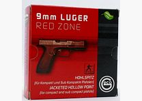 Geco 9mm Luger RED ZONE HP 8.0g / 124grs, Short Barrel