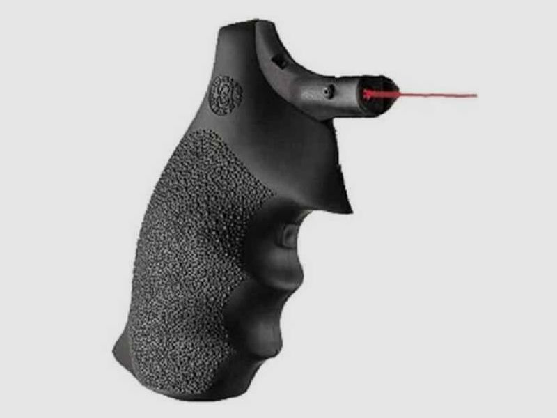 POIGNÉE LASER ROUGE EN CAOUTCHOUC HOGUE POUR S&W “J” – 60080 –, image 5 sur 5