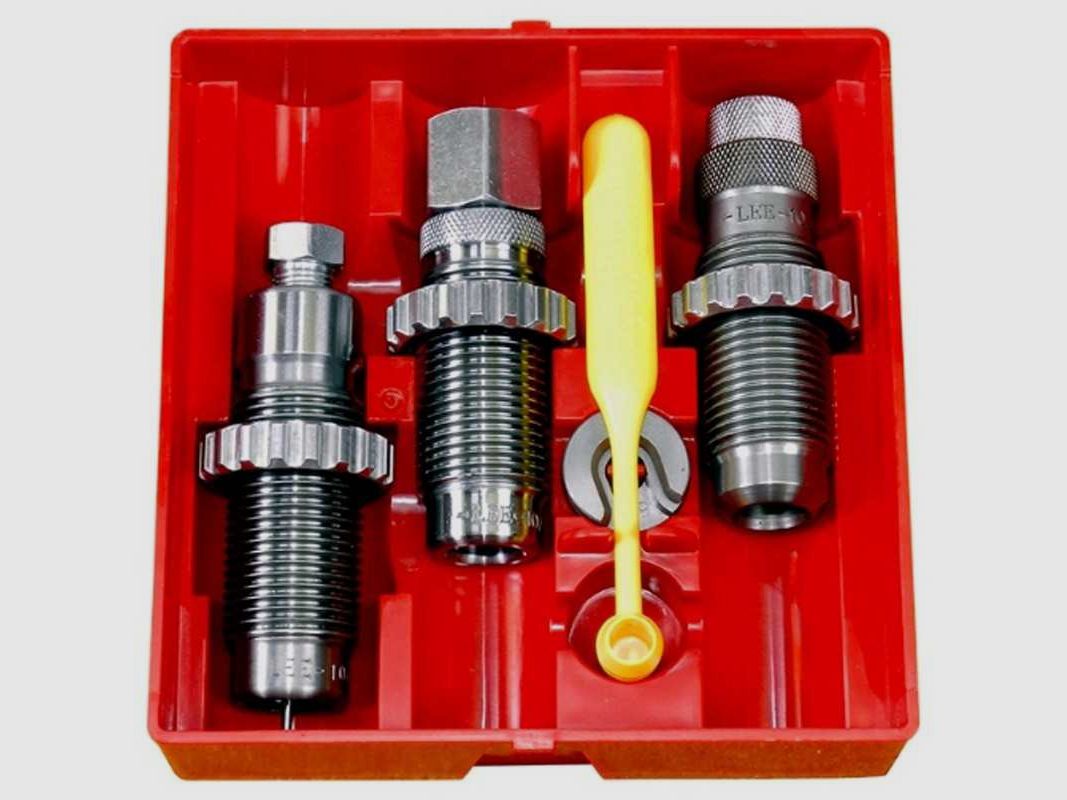 Jeu de 3 outils carbure pour calibres armes de poing - Lee Precision - 9mm Makarov - #90176