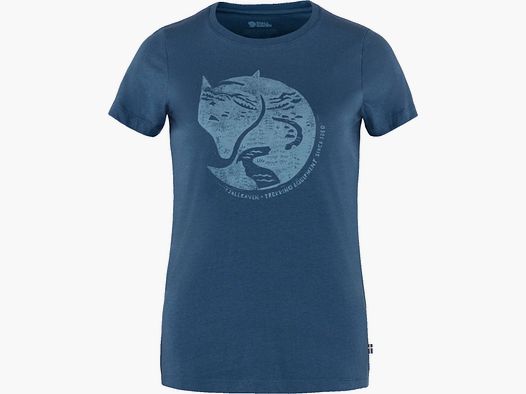 Fjallraven T-shirt damski Arctic Fox Print