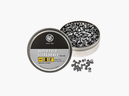 RWS – SUPER FIELD ULTRA HEAVY FIELD LINE 0,63g | 9.7gr cal 4,5mm (.177) (500PZ)