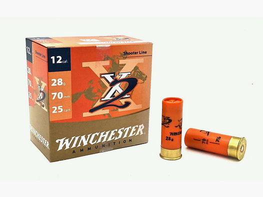 Winchester	 12/70 Winchester X2 28g / 7,5 Schrotpatronen 250 Stück