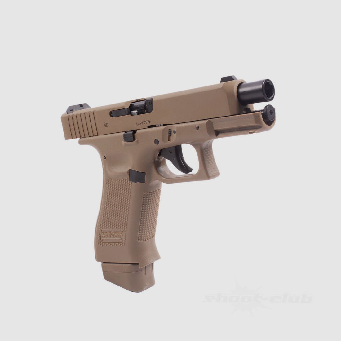 UMAREX	 Glock 19X Airsoft Pistole Co2 6 mm BB Coyote