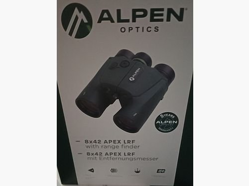 Alpen Optics Apex XP 8x42 LRF Fernglas mit Laser Entfernungsmesser (Range Finder) 
