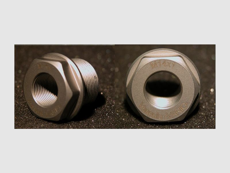 VESPULA -VARIO- adapter nut / barrel mount thread M18x1