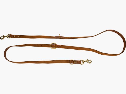 Hond leash van volnerf rundsleder
