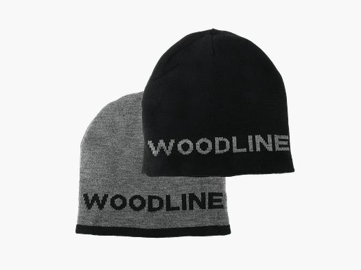 Gorra Woodline, reversible, gris/negro