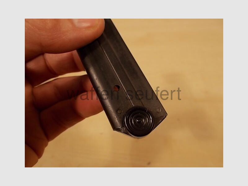 08 Magazin Blech 9mmLuger Gebraucht 1-gepflegt sehr gut