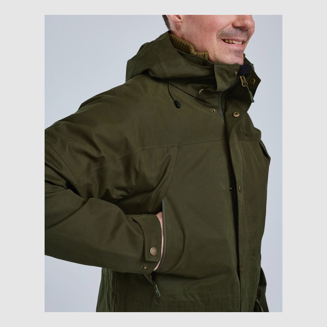 Pinewood Nydala Classic 2L jacket (Moss Green), image 7 of 7