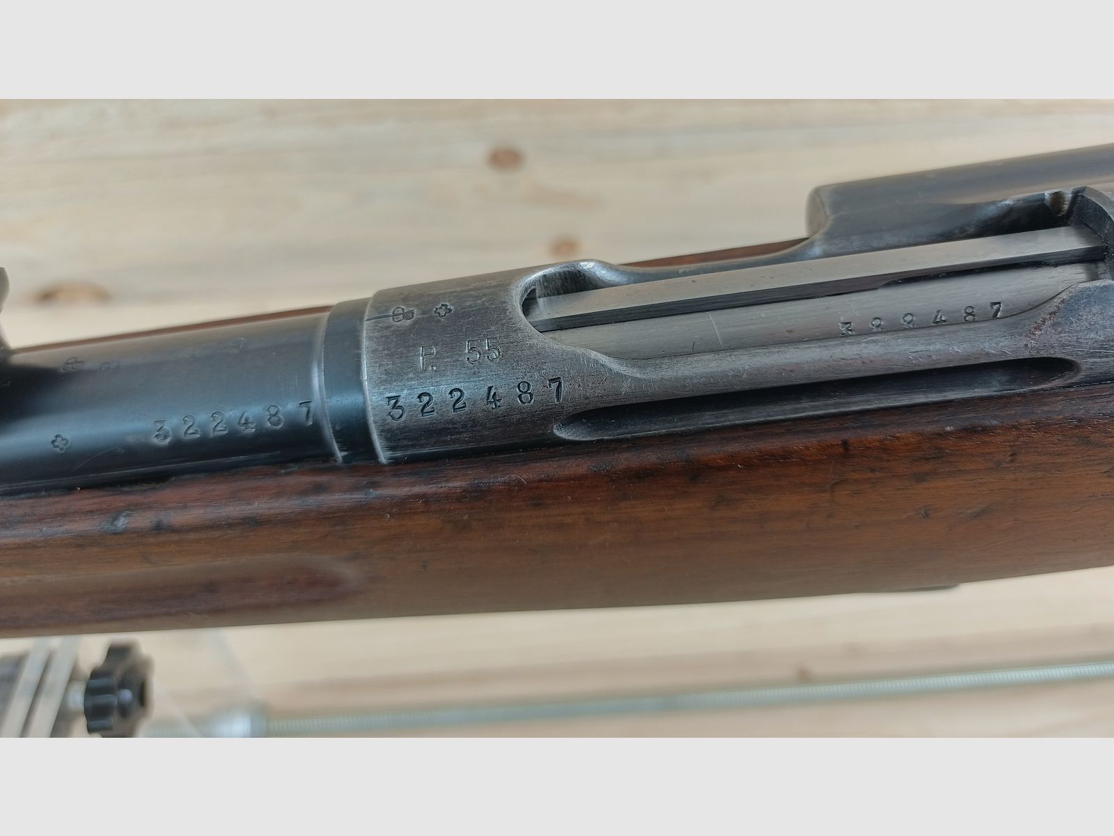 Schmidt Rubin G11, Kal. 7,5x55 Swiss *gültiger deutscher Beschuss*