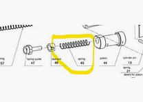 Resorte de pistón para carabina Beretta CX4 Co2