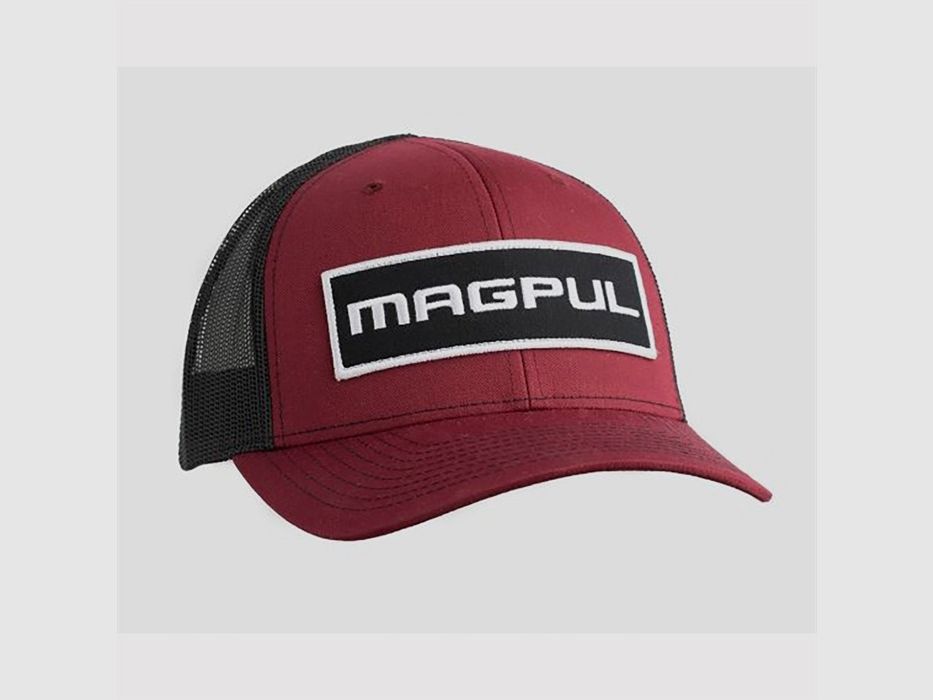 MAGPUL WORDMARK PATCH TRUCKER ROT/SCHWARZ, Bild 1 von 2