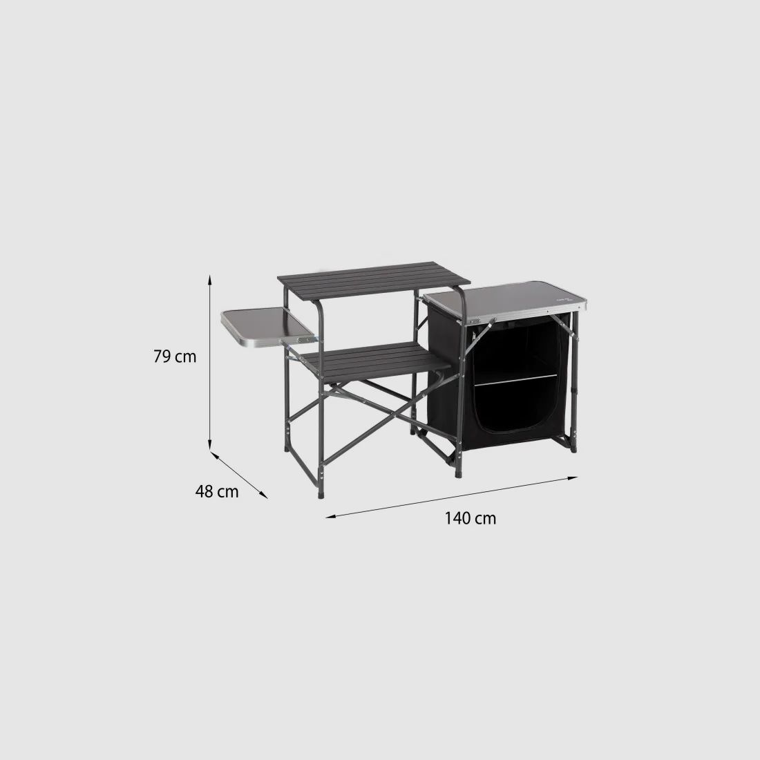NC3040 Campingschrank ohne Windschutz Nils Camp