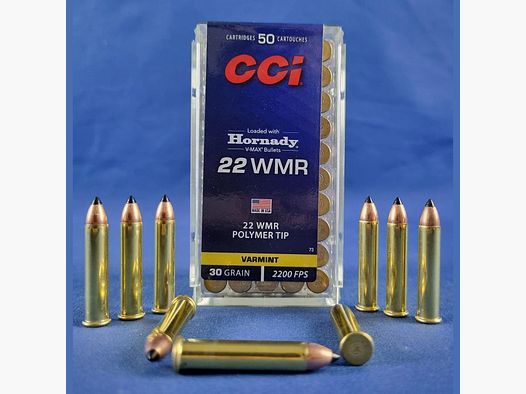 CCI 22 WMR V-MAX 30grs 1,9g POLY TIP